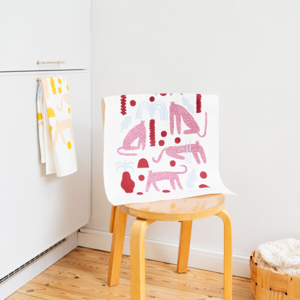 Kauniste<br>棉麻萬用巾 (SAFARI 紅)