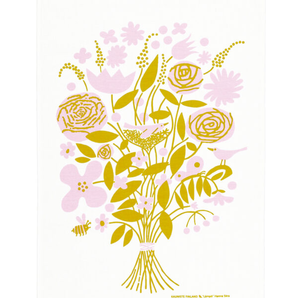 Kauniste<br>棉麻萬用巾(LÄMPÖ 粉)