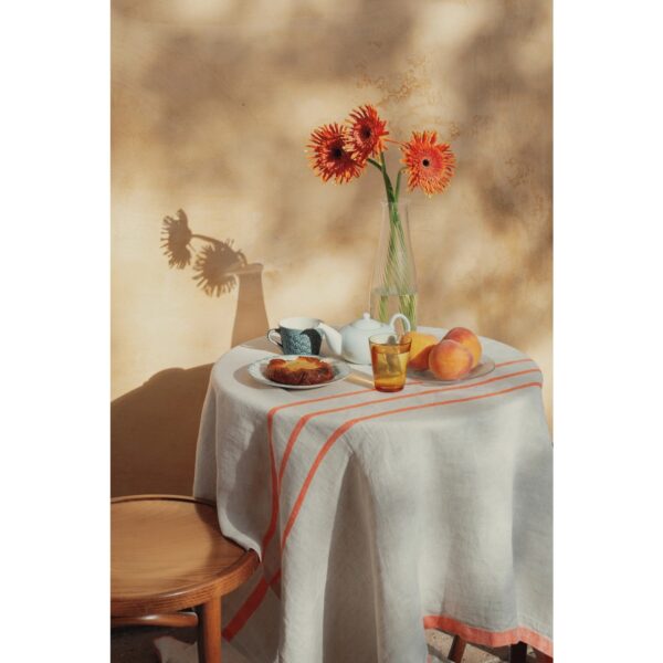 Lapuan Kankurit<br>USVA 亞麻桌巾/薄毯<br>(橘 150x260cm)