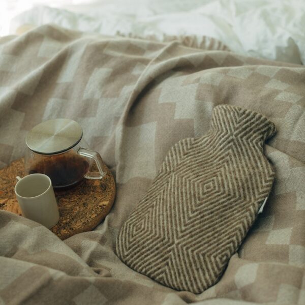 Lapuan Kankurit<br>羊毛熱水袋 (MARIA 淺咖啡條紋)