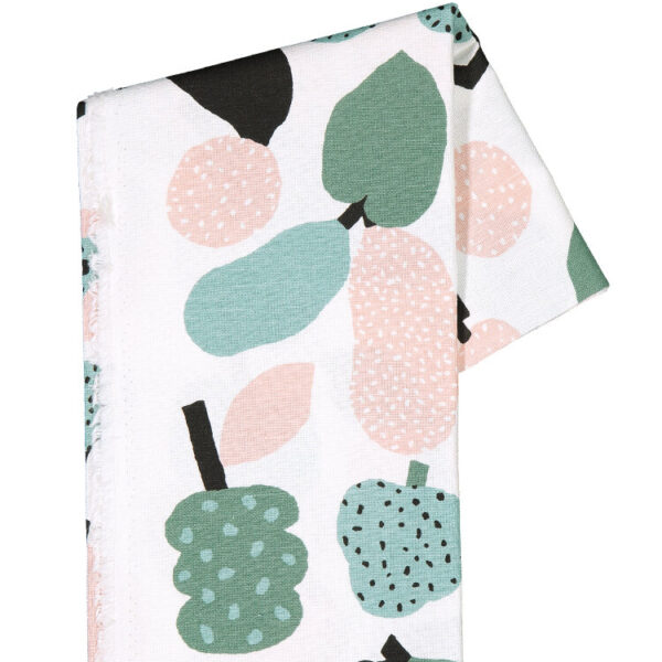 Kauniste<br>棉麻布料 薄荷綠果香樂園<br>(1單位：50CM)