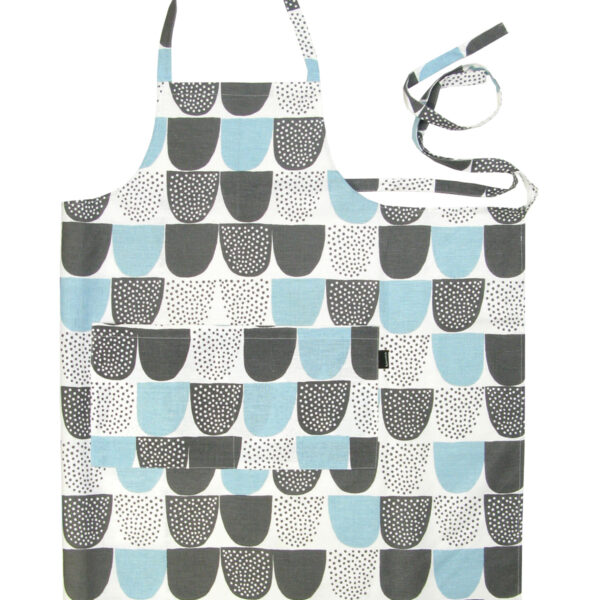 Kauniste<br>棉麻圍裙 (藍色砂糖)