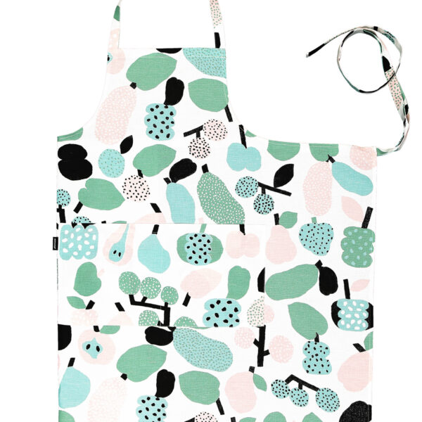 Kauniste<br>棉麻圍裙 (薄荷綠果香樂園)