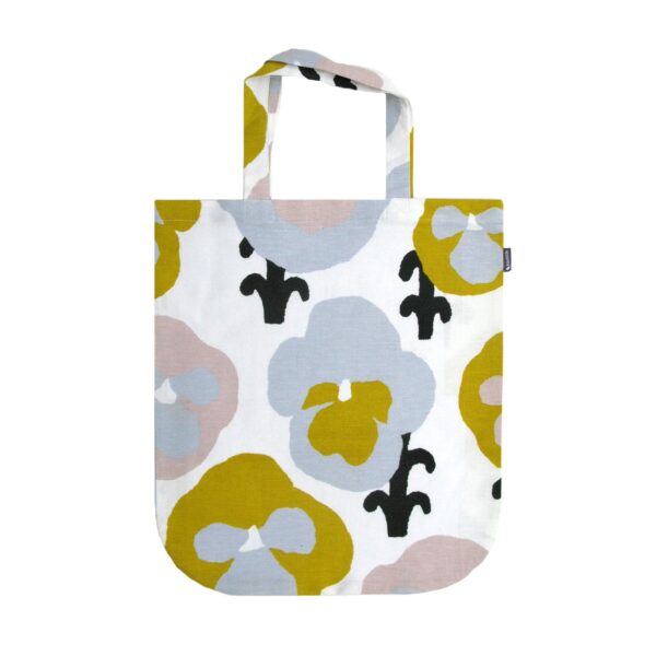 Kauniste<br>棉麻布包 (黃色三色堇)