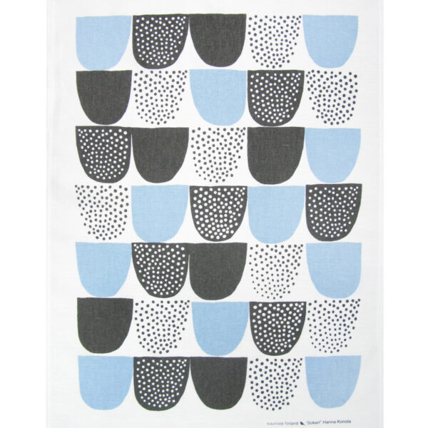 Kauniste<br>棉麻萬用巾(藍色砂糖)