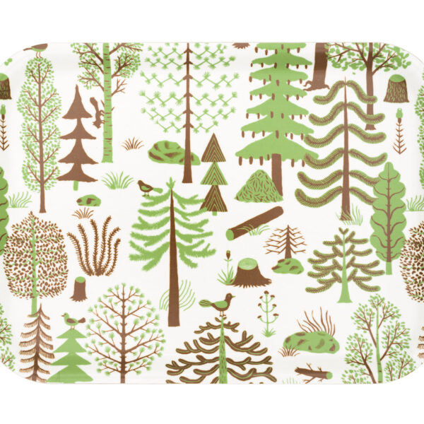 Kauniste<br>白樺木托盤 (綠色森林)