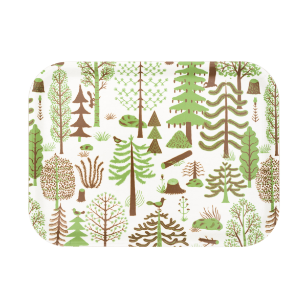 kauniste_tr006 Kauniste<br>白樺木托盤 (綠色森林)