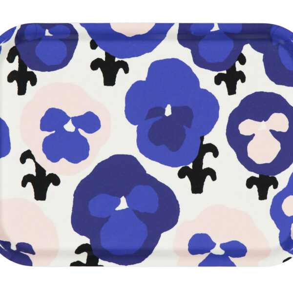 Kauniste<br>白樺木托盤 (紫色三色堇)